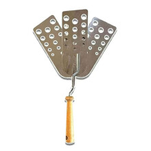 Multipurpose 3 Steel Burger Spatula Foldable Design For Outdoor BBQ And Indoor Kitchen Burger Flipping Spatula