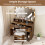 Costway Vanity Desk With Mirror and Lights Dressing Table with Stool Charging Station 7