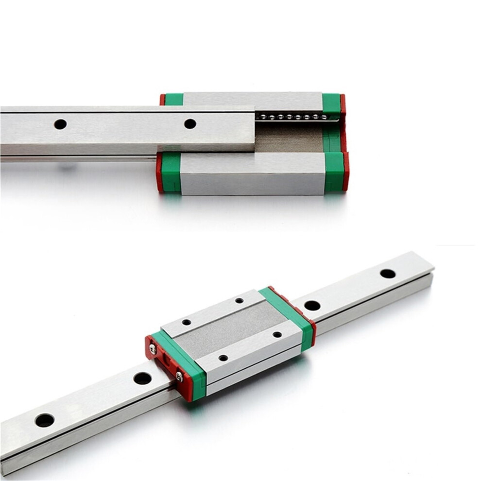 Linear Guide Rail 2X100mm 2 Rails 4 Blocks Cnc And 3D Printer Miniature Slide Carriage 9323874382388