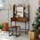 Costway Vanity Desk With Mirror and Stool Dressing Table With Power Outlets 4