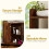 Costway Vanity Desk With Mirror and Stool Dressing Table With Power Outlets 7