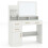 Costway Dressing Table with Mirror Modern Makeup Table With USB & Type-C Ports 1