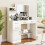 Costway Dressing Table with Mirror Modern Makeup Table With USB & Type-C Ports 7