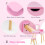 Costway 2-in-1 Vanity Set for Kids Dressing Table and Stool With 2 Large Drawers 5