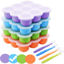 Vassoio per alimenti per neonati in silicone versatile e sicuro per i bambini, adatto all'uso quotidiano, riutilizzabile, flessibile e resistente, in