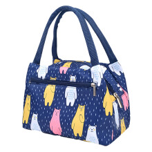 Boîte à lunch isotherme réutilisable avec grande capacité et bandoulière ajustable, en polyéthylène imperméable, idéale pour hommes et