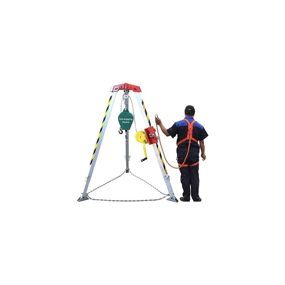 Rescue Tripod Aluminum Alloy Confined Space Rescue Tripod With Fall Arrest Kit, Fall Protector 9323874382821