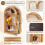 Houten frame van displaybox voor het bewaren van 6