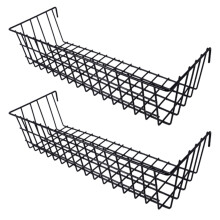 Vertical Wall Mounted Organizers Shelf Space Saving-M Black