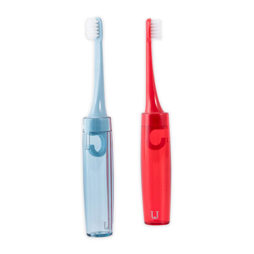 Portable Travel Toothbrush, Exquisite Bristles, Perfect for Outdoor Adventures, Business Trips & Daily Use, Foldable Compact Design with Bottom Ho