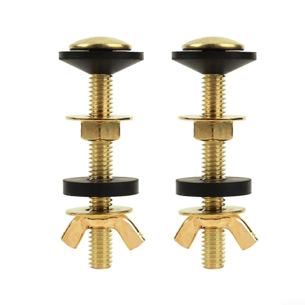 Metal Toilet Tank To Bowl Bolts Brass Close Coupling Universal Toilet Kit For Standard Toilets Easy Installation 9339159621820