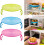 Multifunctional Food Heating Tray Microwave Safe Easy To Use Heating Rack Plate Blue  Stacker 4