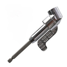 Right Angle Drill Attachment Hex Shank Bit Holder 105 Degree Drill Adapter For Tight Spaces Carpenters Tool Accessories