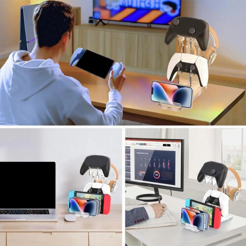Support de rangement en acrylique pour équipements de jeu 1