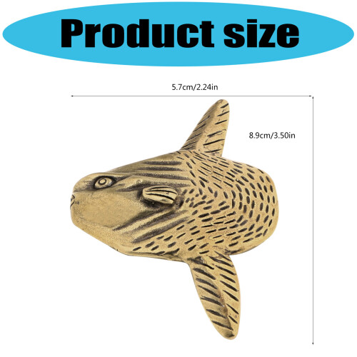 Statue d'animal, Figurines de poisson-soleil, objets décoratifs 2