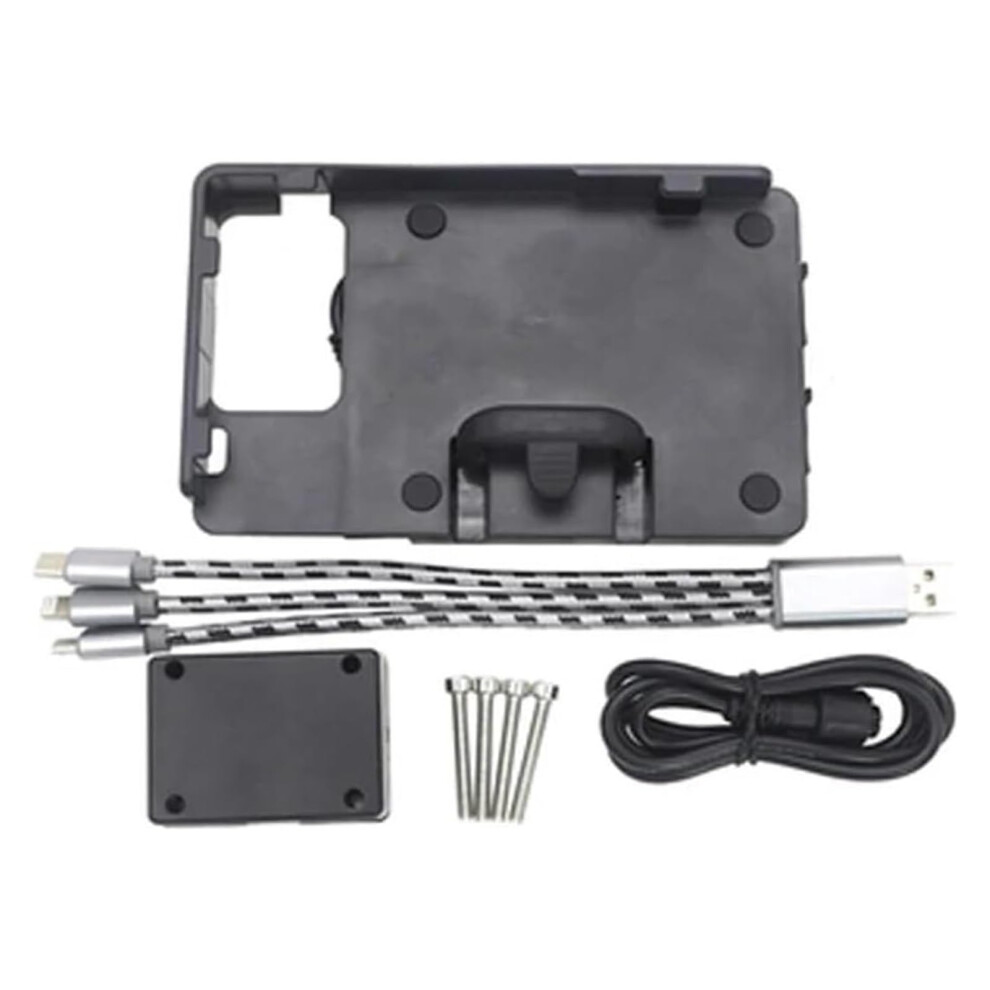 Motorcycle Navigation Bracket With Windscreen Adjusters Phone Holder Gps Plate For Bmw F750gs F850gs 20182022 Black 9067246248529