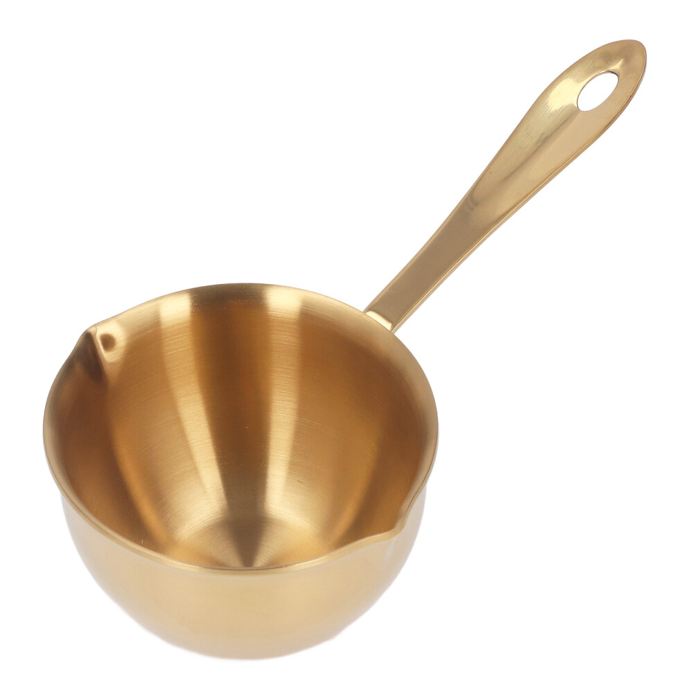 Butter Melting Pot With Dual Spouts, Stainless Steel Material For Induction Cooker, High Thermal Conductivity Saucepan For Warming Milk And Chocolate, 9155353458815