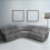 Sectional Sofa Slipcover, L-Shaped Corner Sofa Protector with Full Coverage Design, Corn Silk Velvet Stretch Couch Covers for Reclining Sofas, Include 2