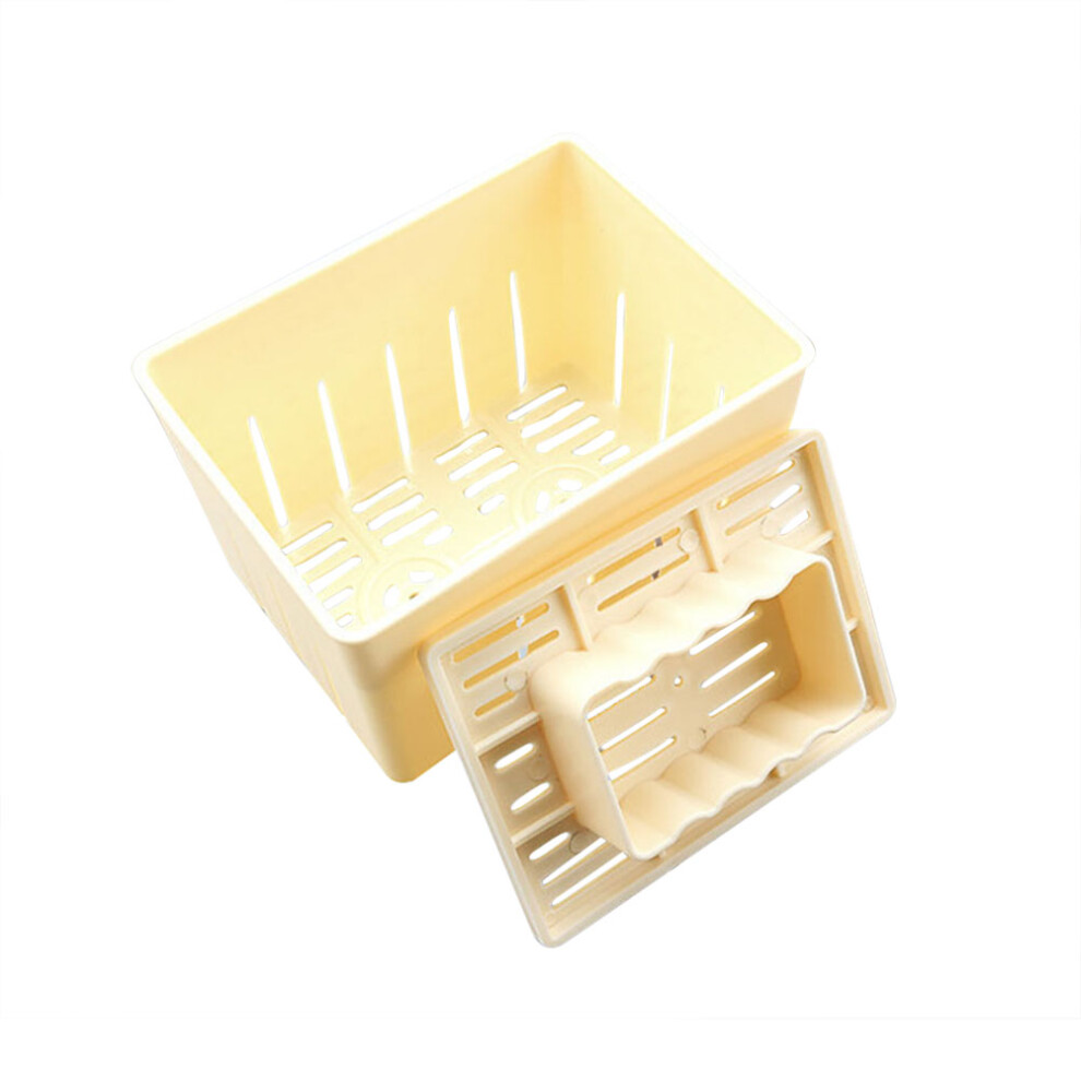 Homemade Soybean Curd Mold For Diy Tofu Press, Tofu Making Mold Kitchen Cooking Tool With Plastic Pressing Design, Durable Food Grade Mold For Firmer 9155353460184