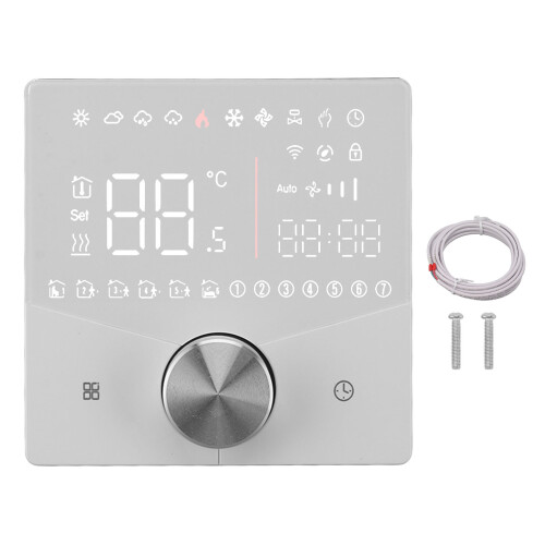 Underfloor Heating Thermostat Smart Thermostat With App Controlled Programmable Temperature Control Touchscreen LCD Display Energy Saving Mode