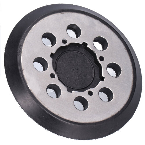 Disco de lixa de reposição, 5 polegadas, para lixamento e polimento orbital, em liga de alumínio premium com design ventilado, fácil instalação 1