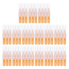 50PCS Eyebrow And Eyelash Brushes Makeup Accesories For-Orange