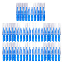 50PCS Eyebrow And Lash Spoolie Brush Collection-Deep Blue