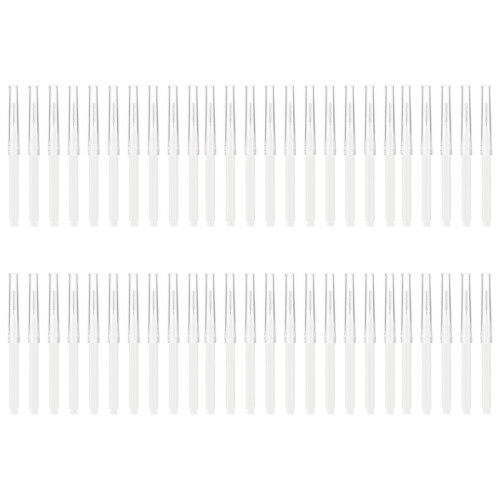 Micros Eyebrow Brush with Caps Brow Lamination Brush-White