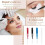 50PCS Eyebrow And Lash Spoolie Brush Collection-Deep Blue 6