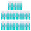 50PCS Mini Eyebrow Brush Set Grooming Tool For-Dark green 1