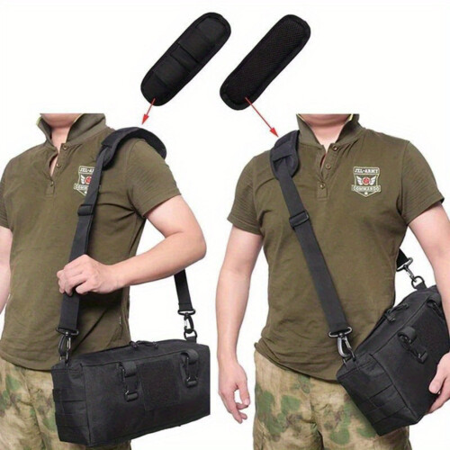 Black Shoulder Strap Pad Black Removable Luggage Bags Shoulder 1