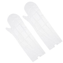 2 Stks Beschermende Badhoes Wegwerp Handschoenen Waterdichte Douche Cover