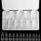 Medium Almond Gel Nail Tips 550PCS Pre Etched Clear Full-07 4