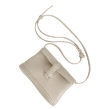Kreative Schultertasche aus PU-Leder für Freizeitreisen-Beige