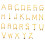 Customizable LED Letters Warm 2200K Light Flexible FPC Design-U 2