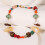 Multicolor Simulated Stone Beads Necklace Stylish Accessory 5