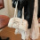 Sophisticated Ballet Inspired Shoulder Bag With Delicate-Khaki 4