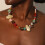 Multicolor Simulated Stone Beads Necklace Stylish Accessory 2