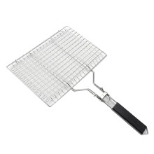 Portable BBQ Net Foldable Stainless Steel Grilling Grate For Outdoor Camping And Picnic Meah Portable Barbecue Net