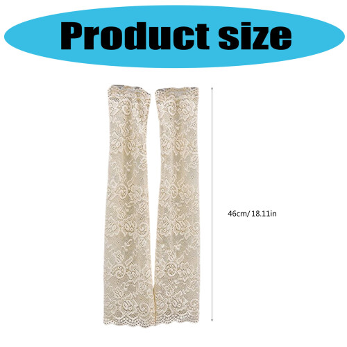 Spitze Armabdeckung Sonne UVS Schutz Armstulpen Outdoor-Farbe 2