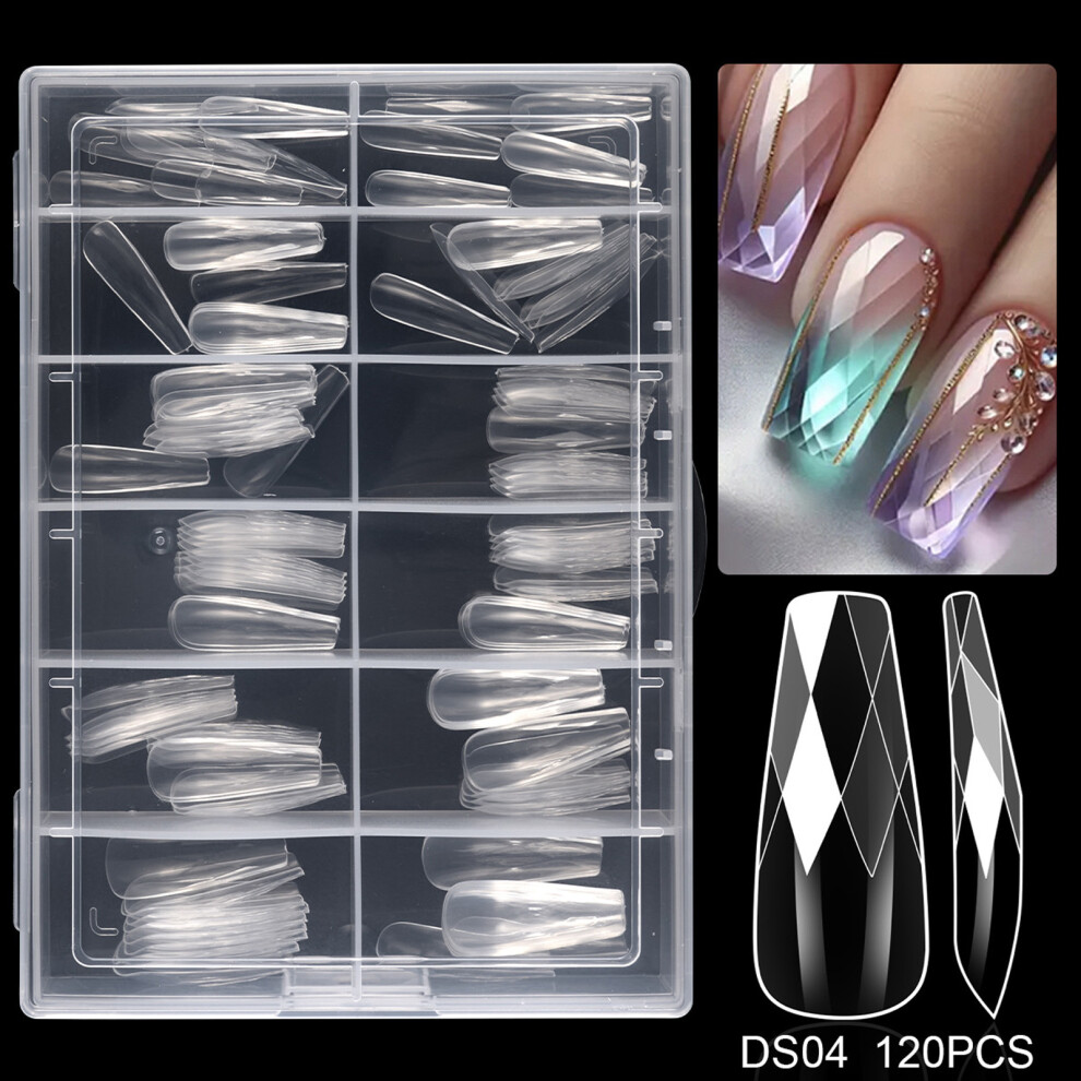 120/140 Pieces Medium Length Coffin Nail for Easy-04