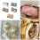 Stilvolle gesteppte Make-up-Tasche, Kosmetiktasche,-Rosa Blumen 3