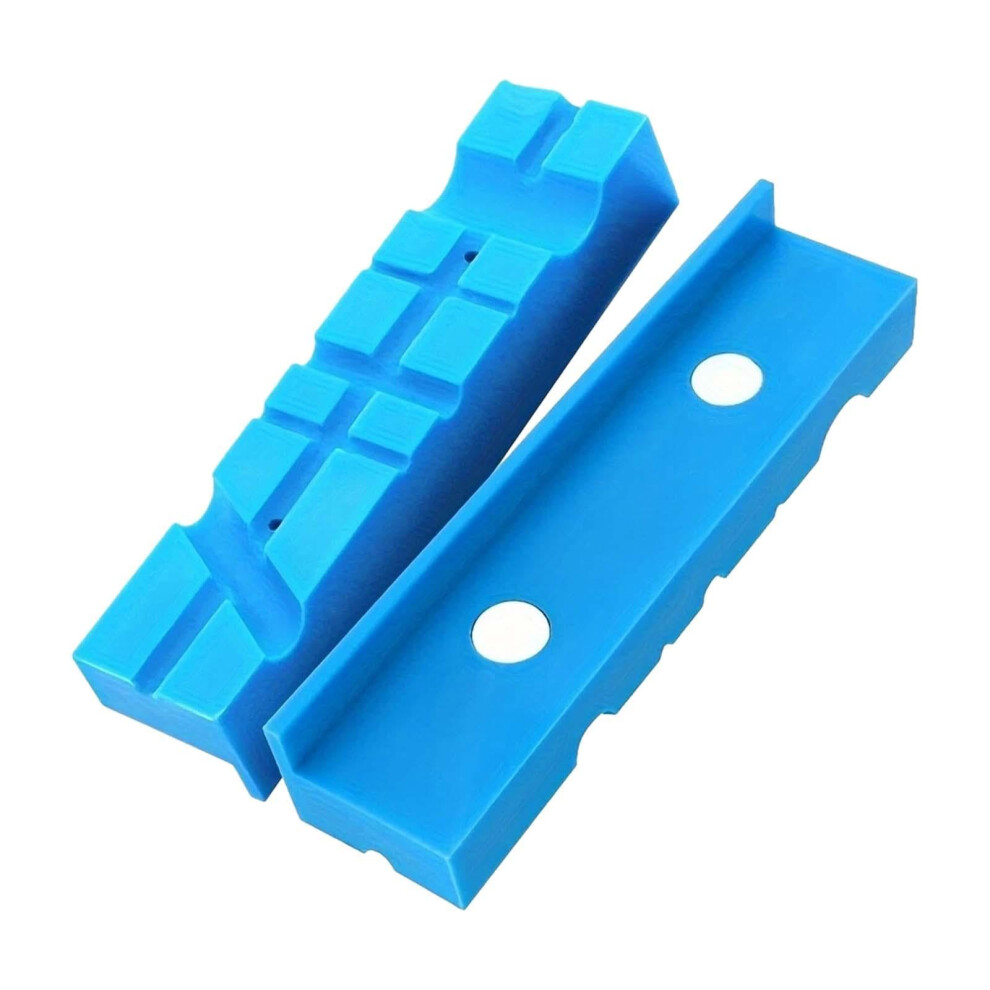 Universal Rubber Jaw Inserts 2Pack Groove Profile 5Inch Workshop Vice Pads Multipurpose Protective Covers 9067246251031