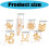 Oceanics-Legierungsring-Set mit Stern- und-Goldfarben 3