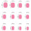 Square Fake Nail Press On Nail Artificial Nail Acrylic False 3