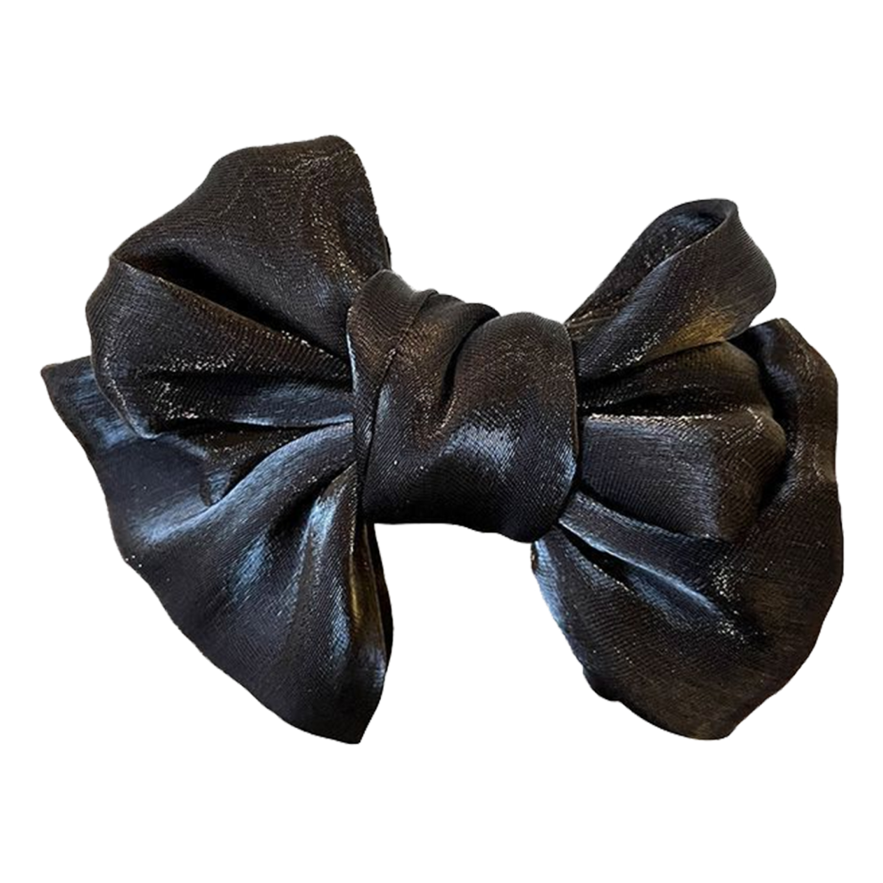 Black Bows Hair Clips Bowknot Hairpins Princesses Bun Hair