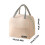 Einfarbige Lunchtasche. Freundliche Lunchbox aus-Grau 4