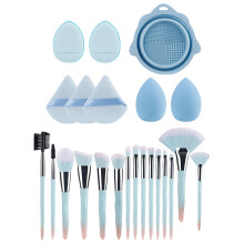 1 Set Cosmetic Brush Set Makeup Brush Cleaner Bowl Makeup Brush