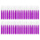 50Pcs Micros Eyebrow Brush,Eyelash Comb Brush with-Plum 1