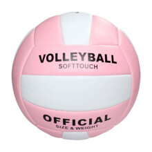 PVC Official Size 5 Volleyball For Beginner Pink Beach Indoor Outdoor Waterproof Training Competition Ball